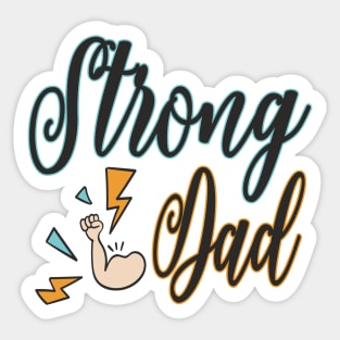 Strong Dad Sticker